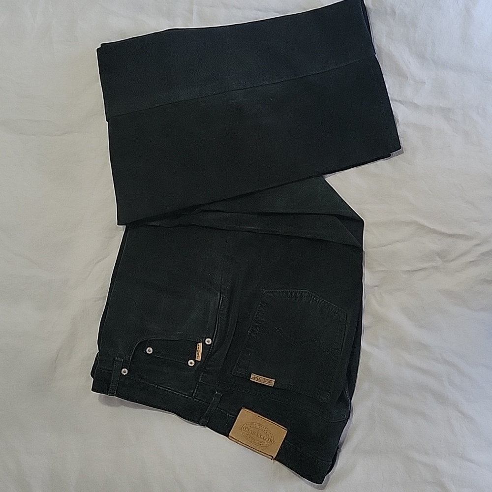 Washable suede pants